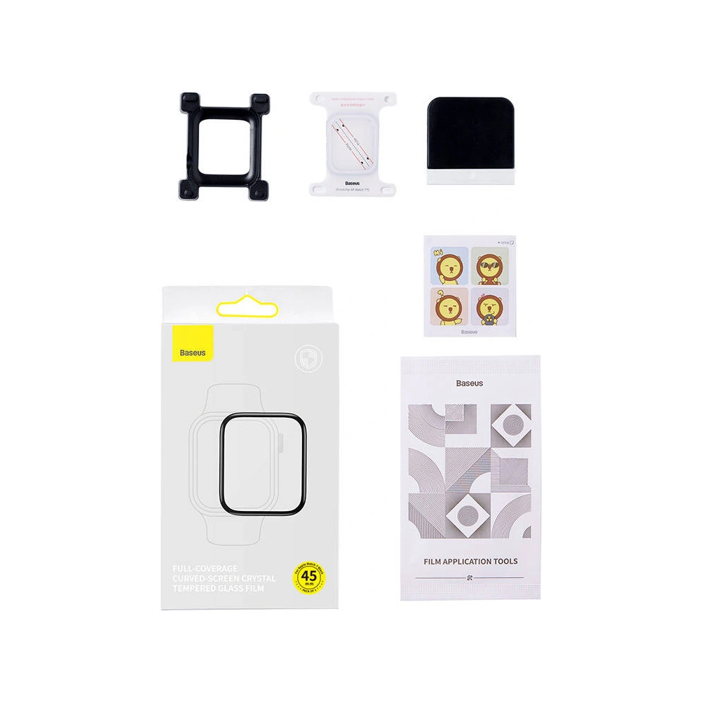 Hurtownia GSM - Tvrzené sklo Baseus Apple Watch 7 45mm - BSU3729 - {ean13} - Hurt