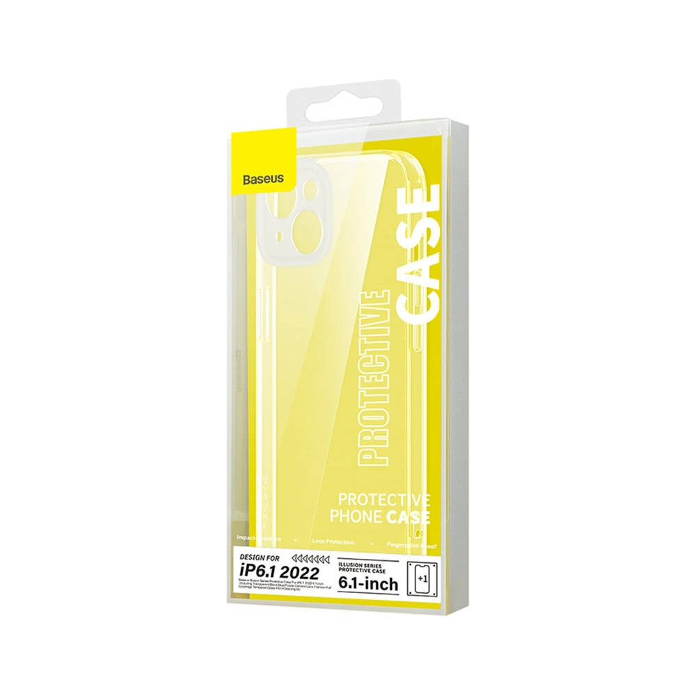 Hurtownia GSM - Set Hülle + Glas + Kameraabdeckung Baseus Illusion Apple iPhone 14 - BSU3731 - {ean13} - Hurt