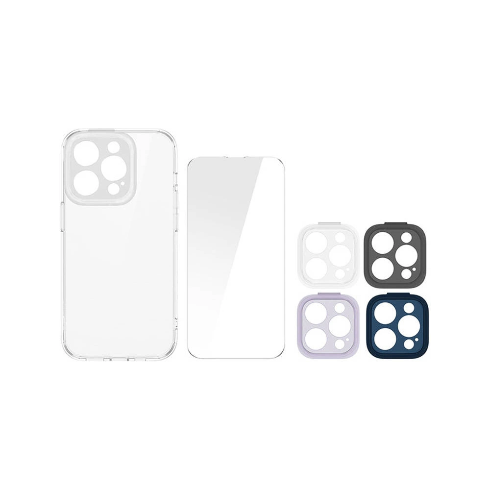 Hurtownia GSM - Tok + üveg + kamera lencsevédő Baseus Illusion Apple iPhone 14 Pro - BSU3732 - {ean13} - Hurt
