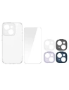 Set husă + sticlă + capac pentru cameră Baseus Illusion Apple iPhone 14 Plus / 15 Plus