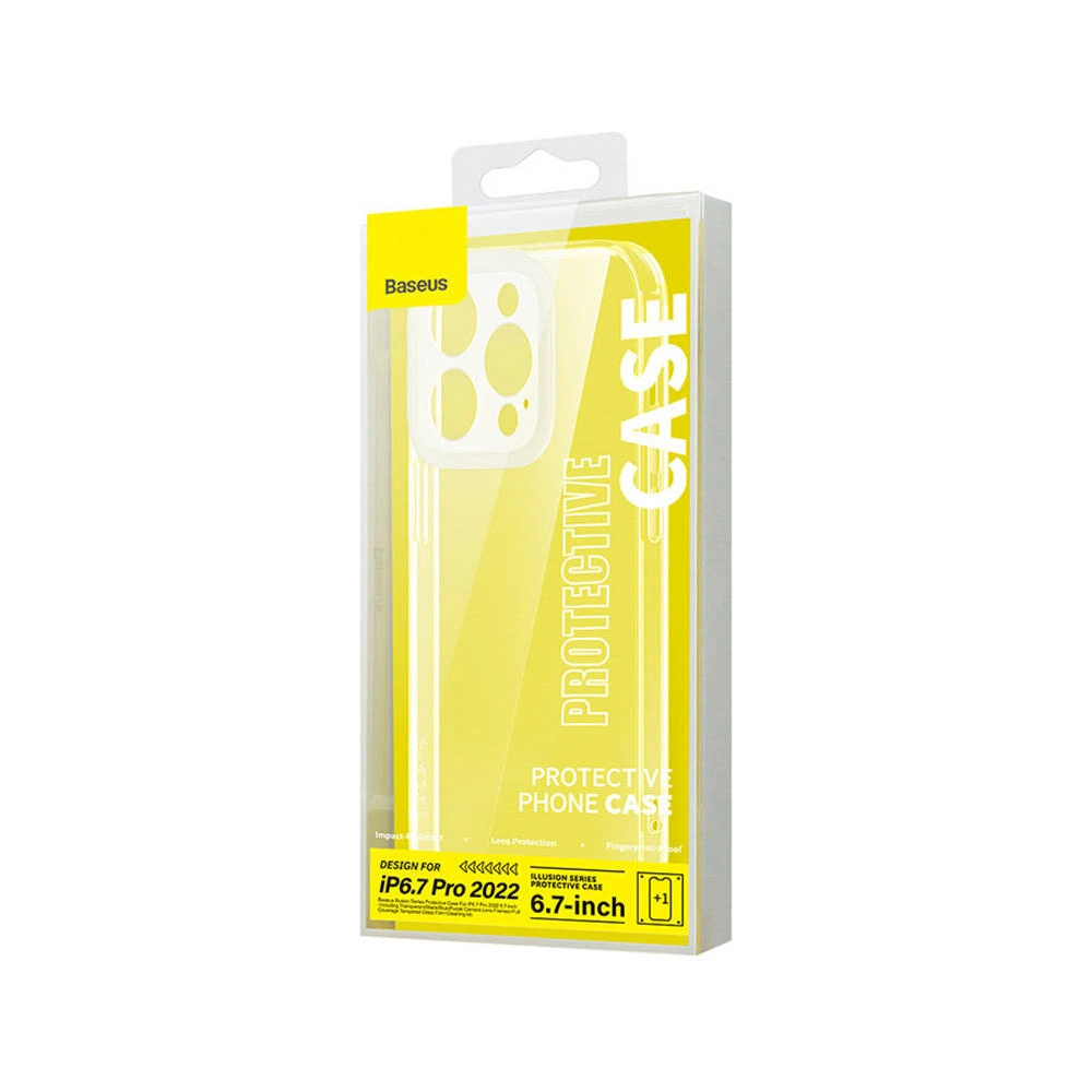 Hurtownia GSM - Set husă + sticlă + capac pentru cameră Baseus Illusion Apple iPhone 14 Pro Max - BSU3734 - {ean13} - Hurt