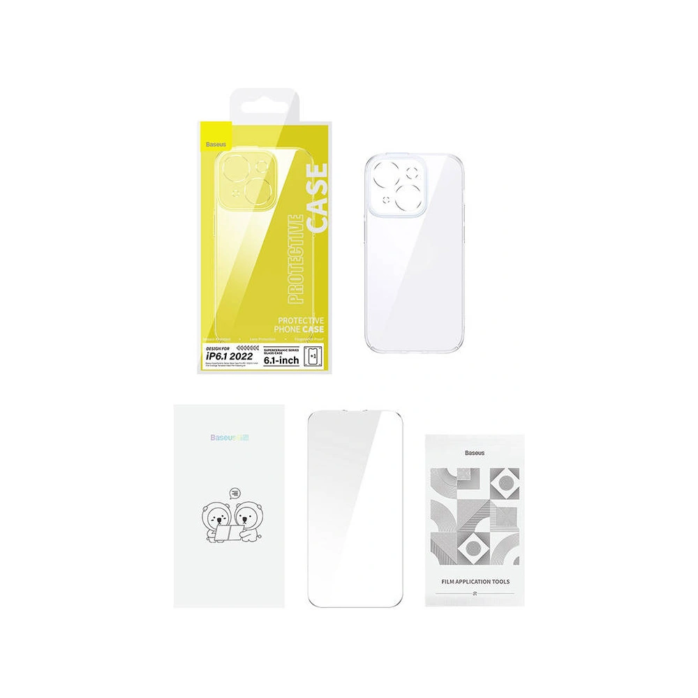 Hurtownia GSM - Set etui + sticlă Baseus SuperCeramic Apple iPhone 14 - BSU3735 - {ean13} - Hurt