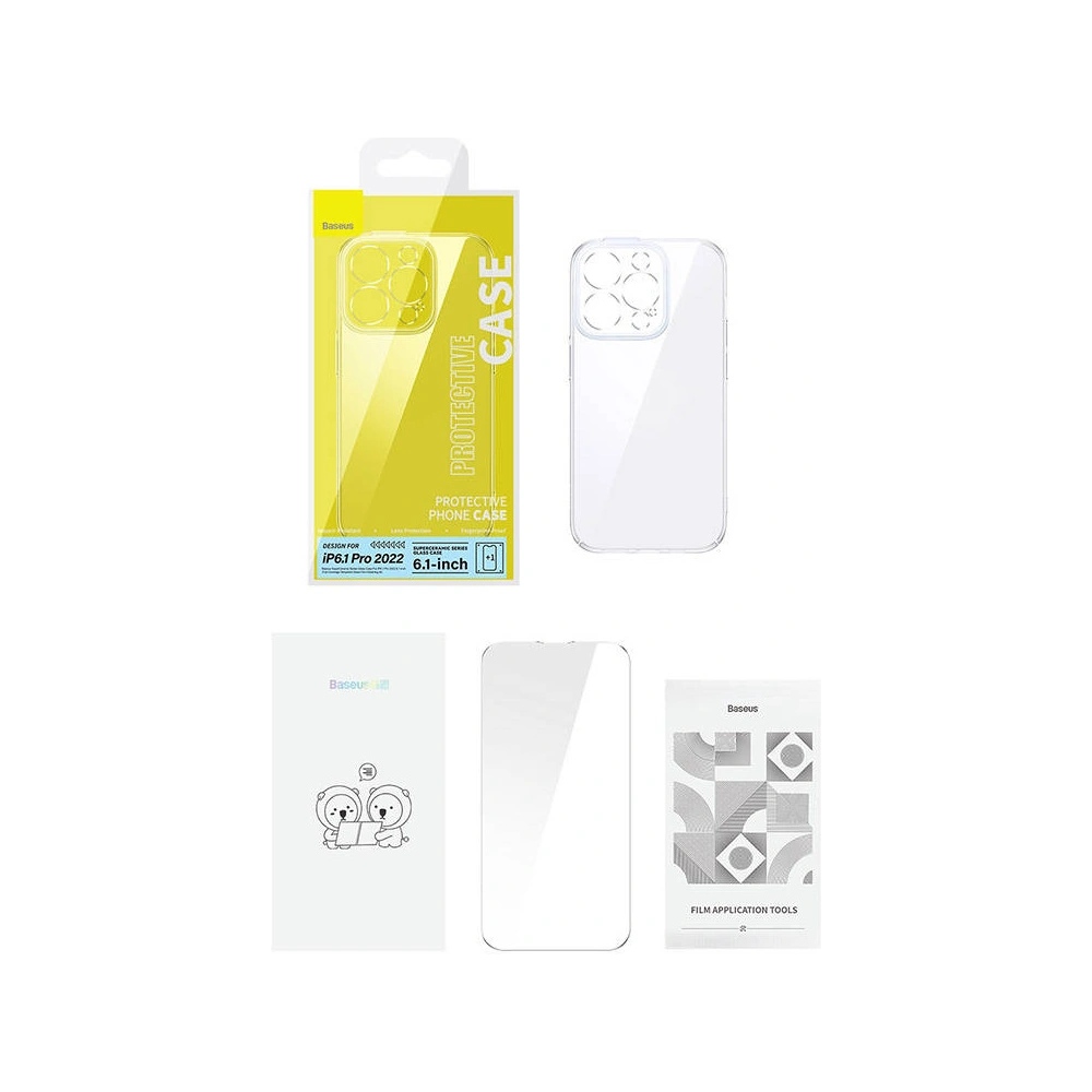 Hurtownia GSM - Tok + üveg Baseus SuperCeramic Apple iPhone 14 Pro - BSU3736 - {ean13} - Hurt