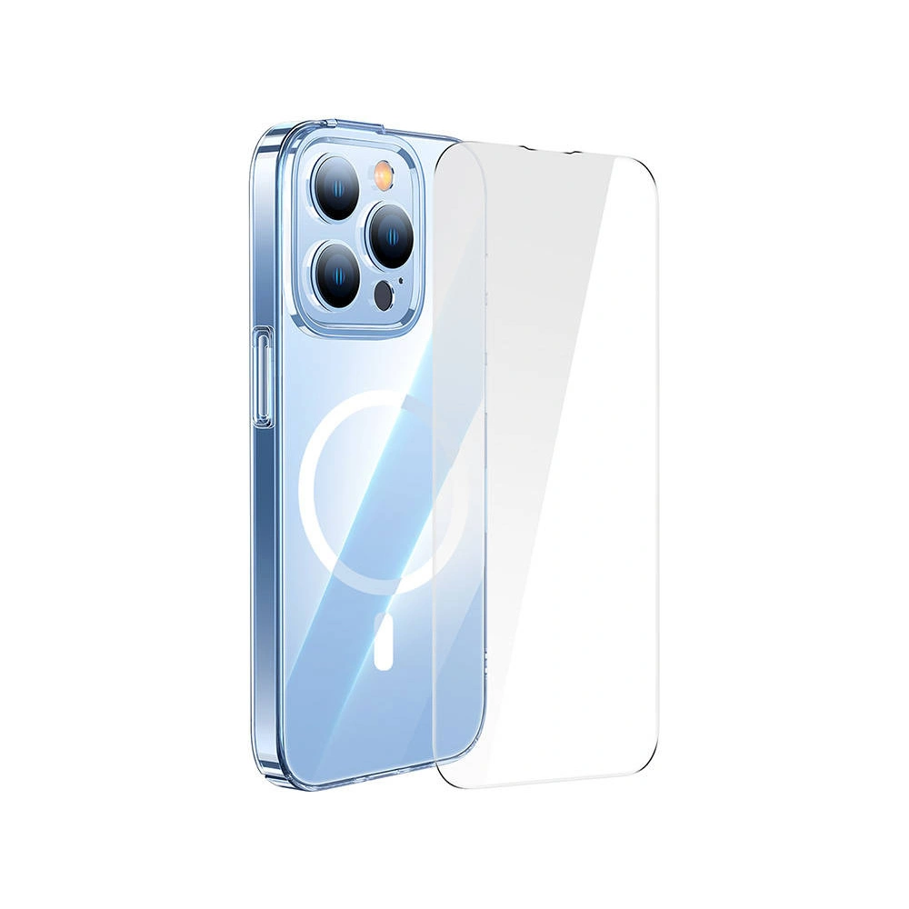 Hurtownia GSM - Sada pouzdra + sklo Baseus Crystal MagSafe Apple iPhone 14 Pro - BSU3739 - {ean13} - Hurt