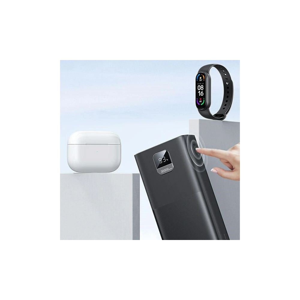 Hurtownia GSM - Powerbank USAMS PB68 30000mAh 65W QC 3.0 PD rychlé nabíjení + kabel USB-C/USB-C 100W černý (US-CD185) - USA817 - {ean13} - Hurt