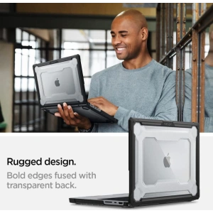 Hurtownia GSM - Etui Spigen Rugged Armor Apple MacBook Pro 14 2021-2023 Negru Mat - SPN2579 - {ean13} - Hurt