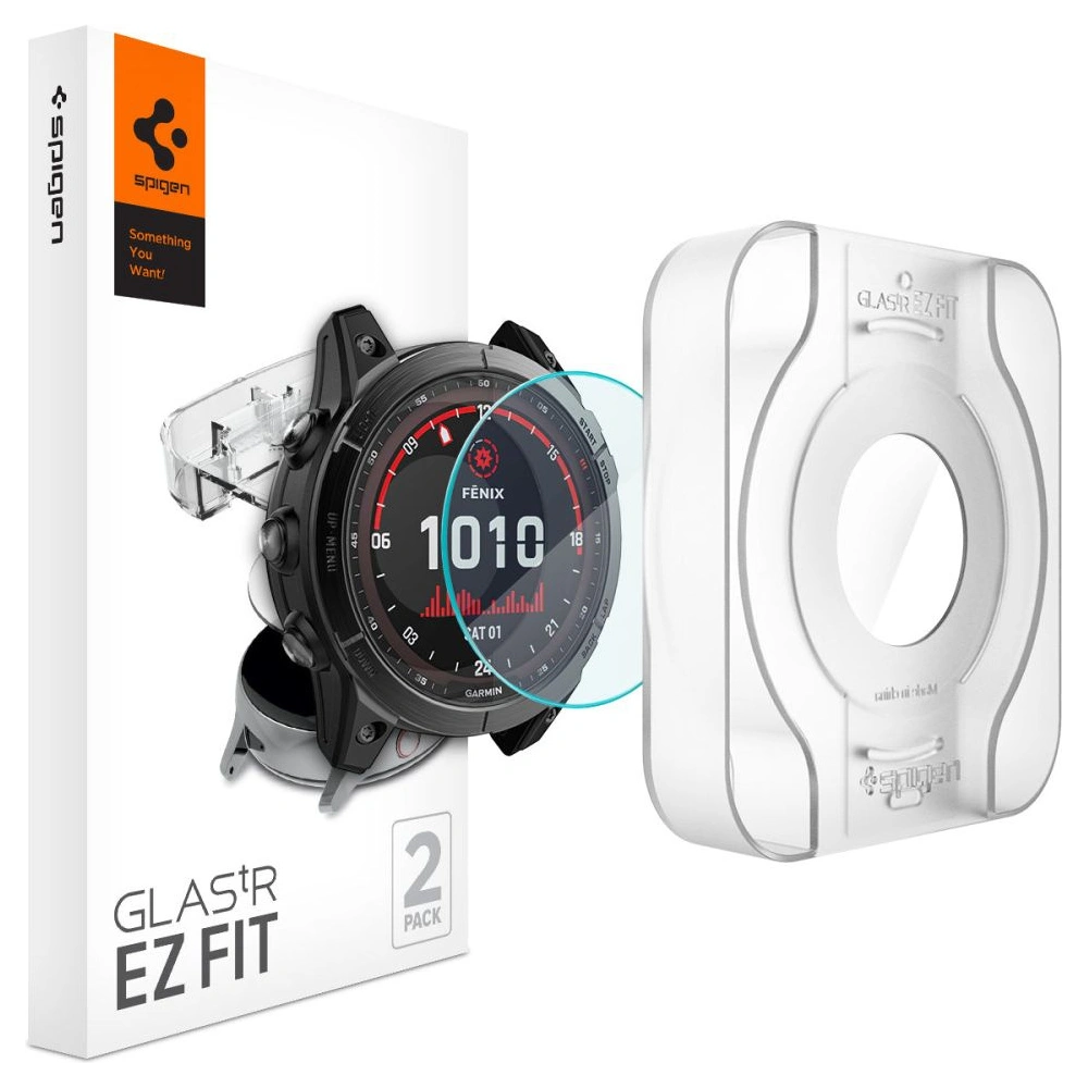 Hurtownia GSM - Gehärtetes Glas Spigen GLAS.tR ez Fit Garmin Fenix 7X Clear [2 PACK] - SPN2580 - {ean13} - Hurt
