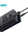 Hurtownia GSM - Powerbank USAMS PB68 30000mAh 65W QC 3.0 PD rychlé nabíjení + kabel USB-C/USB-C 100W černý (US-CD185) - USA817 - {ean13} - Hurt