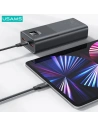 Hurtownia GSM - Powerbank USAMS PB68 30000mAh 65W QC 3.0 PD rychlé nabíjení + kabel USB-C/USB-C 100W černý (US-CD185) - USA817 - {ean13} - Hurt