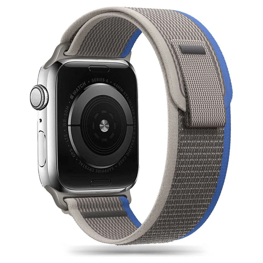 Hurtownia GSM - Pánt Tech-Protect Nylon Apple Watch 4/5/6/7/SE/8/9/10 40/41/42mm Szürke/Kék - THP1656 - {ean13} - Hurt