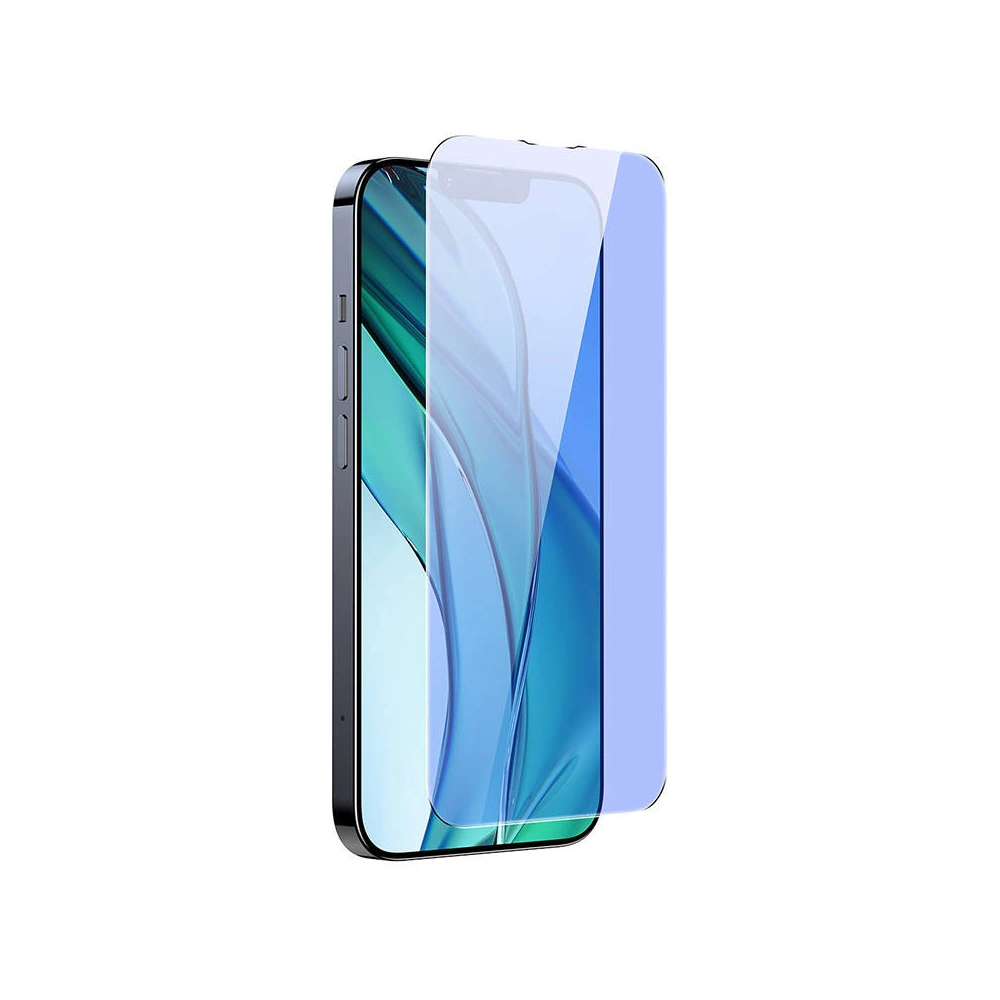 Hurtownia GSM - Gehärtetes Glas Baseus Anti-Blaulicht SGBL080002 0.3mm Apple iPhone 14/13/13 Pro [2 PACK] - BSU3749 - {ean13} - Hurt