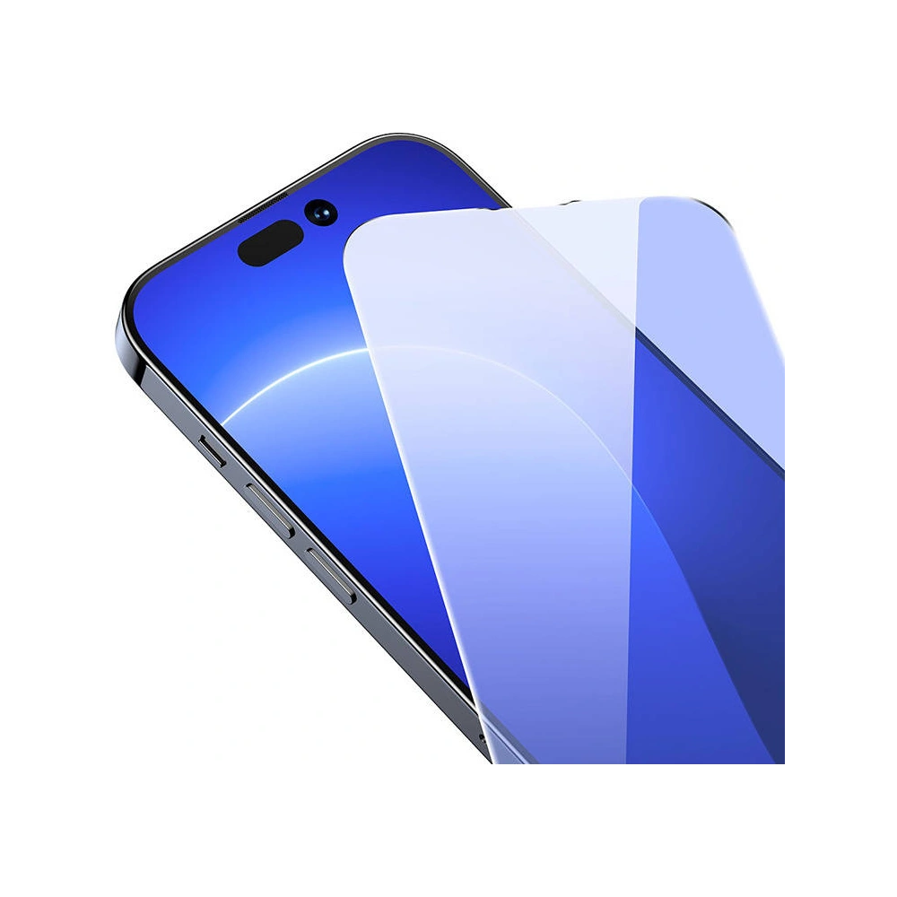 Hurtownia GSM - Tvrzené sklo Baseus Anti Blue Light SGBL080102 0.3mm Apple iPhone 14 Pro [2 PACK] - BSU3752 - {ean13} - Hurt