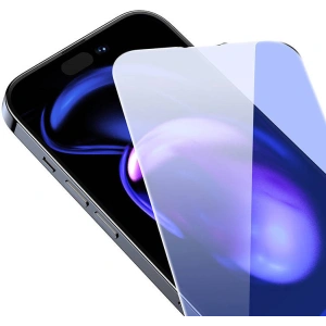 Szkło hartowane Baseus Anti Blue Light SGBL080302 0.3mm Apple iPhone 14 Pro Max [2 PACK]