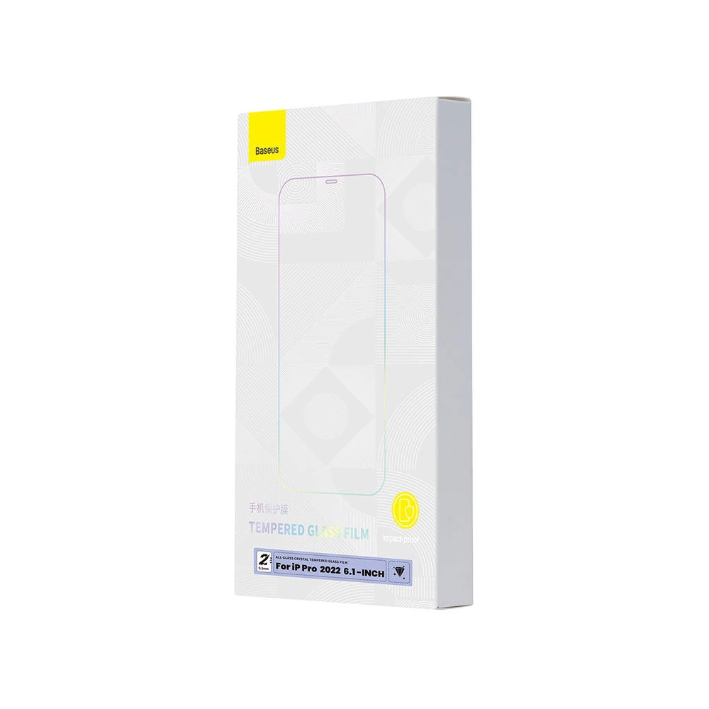 Wholesale Baseus Crystal SGBL100102 Glass 0.3mm Apple iPhone 14 Pro [2 PACK] - BSU3755 - {ean13} - Hurt