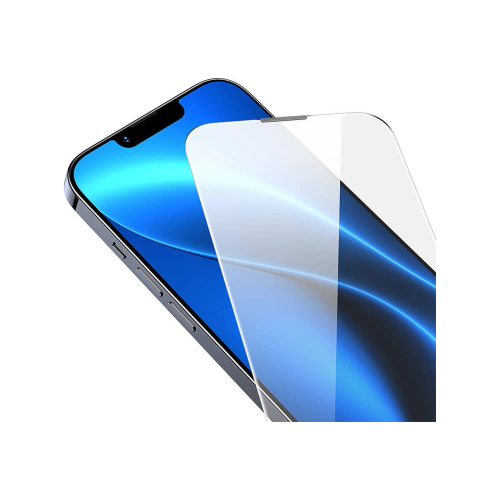 Hurtownia GSM - Gehärtetes Glas Baseus Crystal Anti Dust SGBL110002 0.3mm Apple iPhone 14/13/13 Pro [2 PACK] - BSU3758 - {ean13} - Hurt