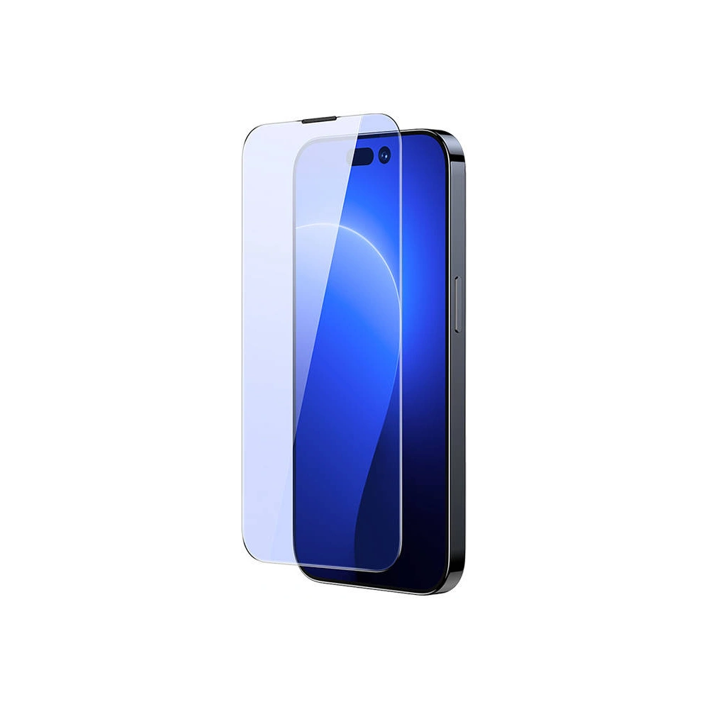 Hurtownia GSM - Sticlă temperată Baseus Crystal Anti Blue Light Anti Dust SGBL120102 0.3mm Apple iPhone 14 Pro [2 PACK] - SGBL120102 - {ean13} - Hurt