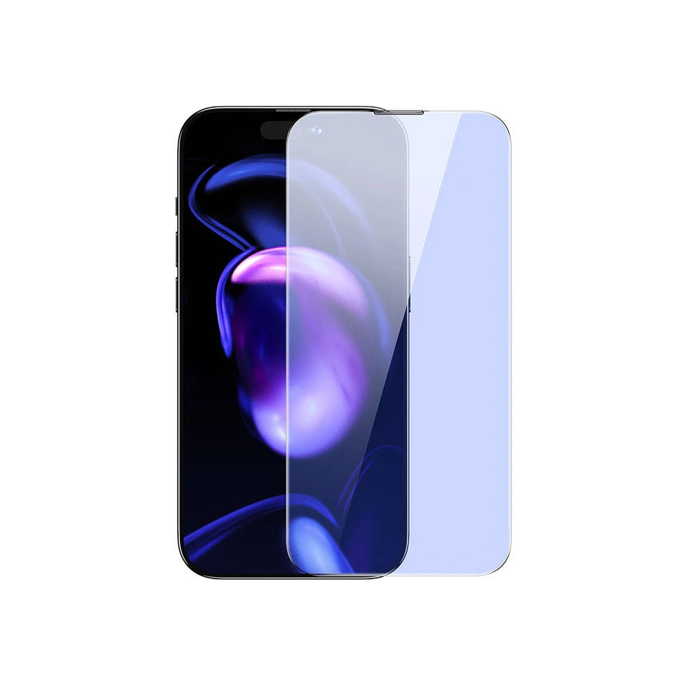 Hurtownia GSM - Gehärtetes Glas Baseus Crystal Anti Blue Light Anti Dust SGBL120302 0.3mm Apple iPhone 14 Pro Max [2 PACK] - SGBL120302 - {ean13} - Hurt