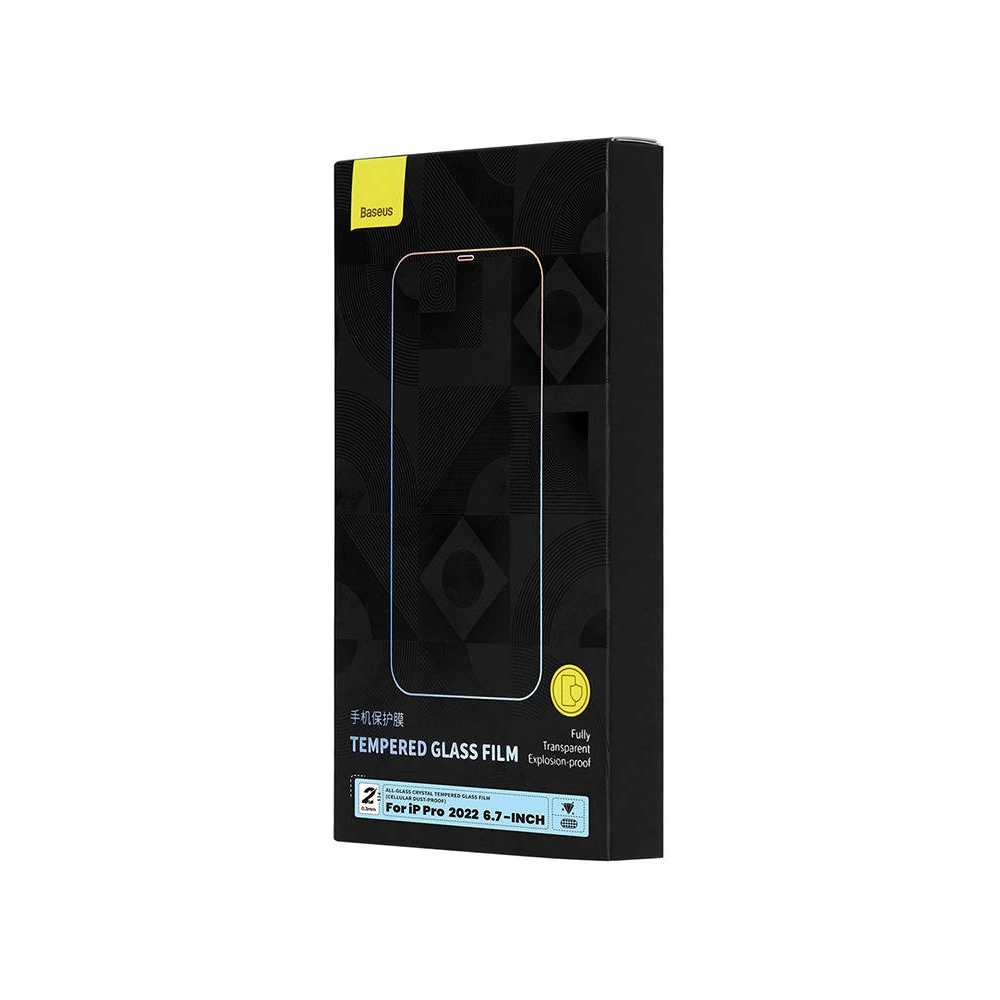 Wholesale Baseus Crystal Anti Dust SGBL170302 Glass 0.3mm Apple iPhone 14 Pro Max [2 PACK] - BSU3767 - {ean13} - Hurt