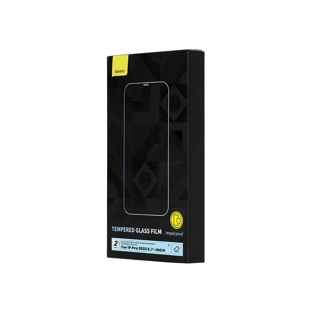 Hurtownia GSM - Gehärtetes Glas Baseus Crystal SGJC030302 0.3mm Apple iPhone 14 Pro Max [2 PACK] - BSU3771 - {ean13} - Hurt