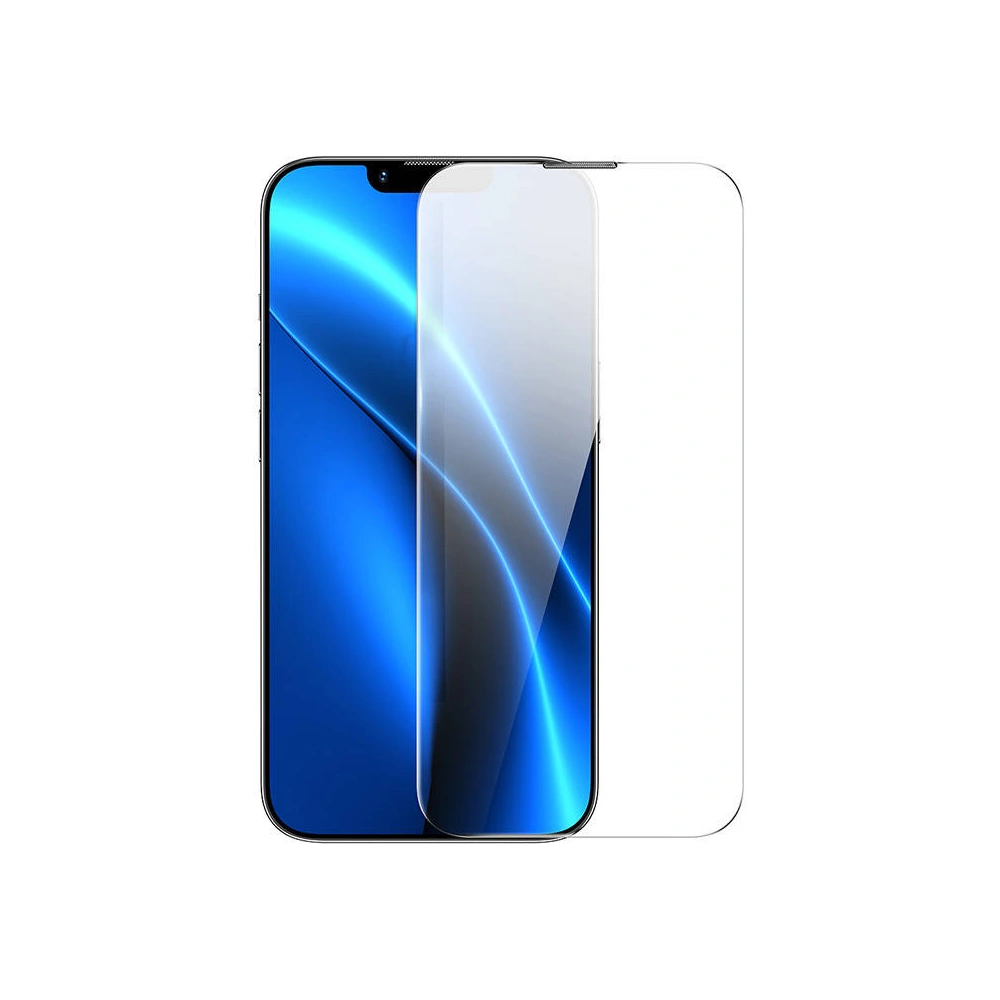 Hurtownia GSM - Gehärtetes Glas Baseus Crystal Anti Dust SGJC040002 0.3mm Apple iPhone 14/13/13 Pro [2 PACK] - BSU3772 - {ean13} - Hurt