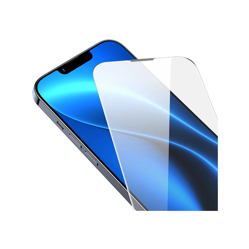 Hurtownia GSM - Gehärtetes Glas Baseus Crystal Anti Dust SGJC040002 0.3mm Apple iPhone 14/13/13 Pro [2 PACK] - BSU3772 - {ean13} - Hurt