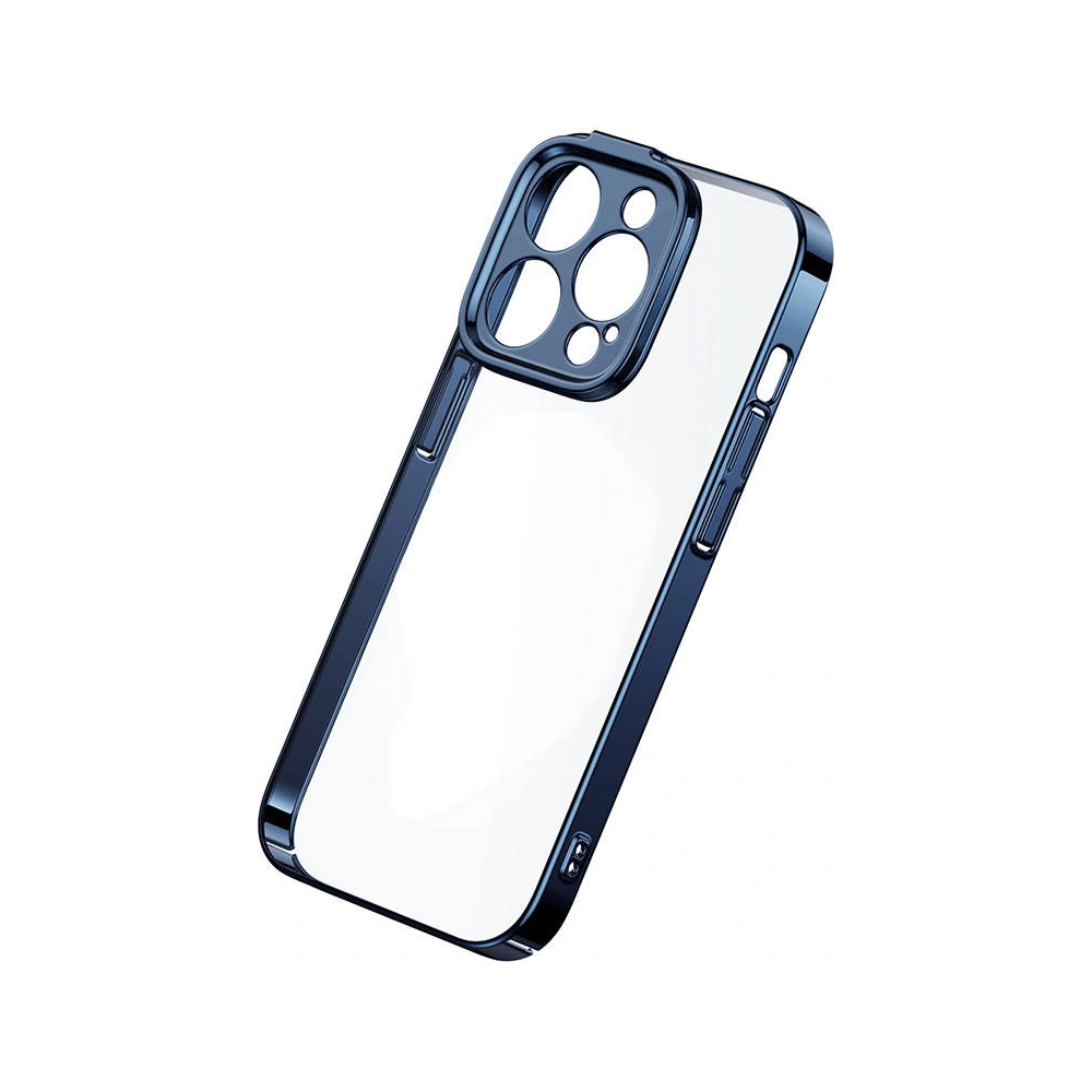 Hurtownia GSM - Sada pouzdra + sklo Baseus Glitter Apple iPhone 14 Pro Max (modrý) - BSU3776 - {ean13} - Hurt