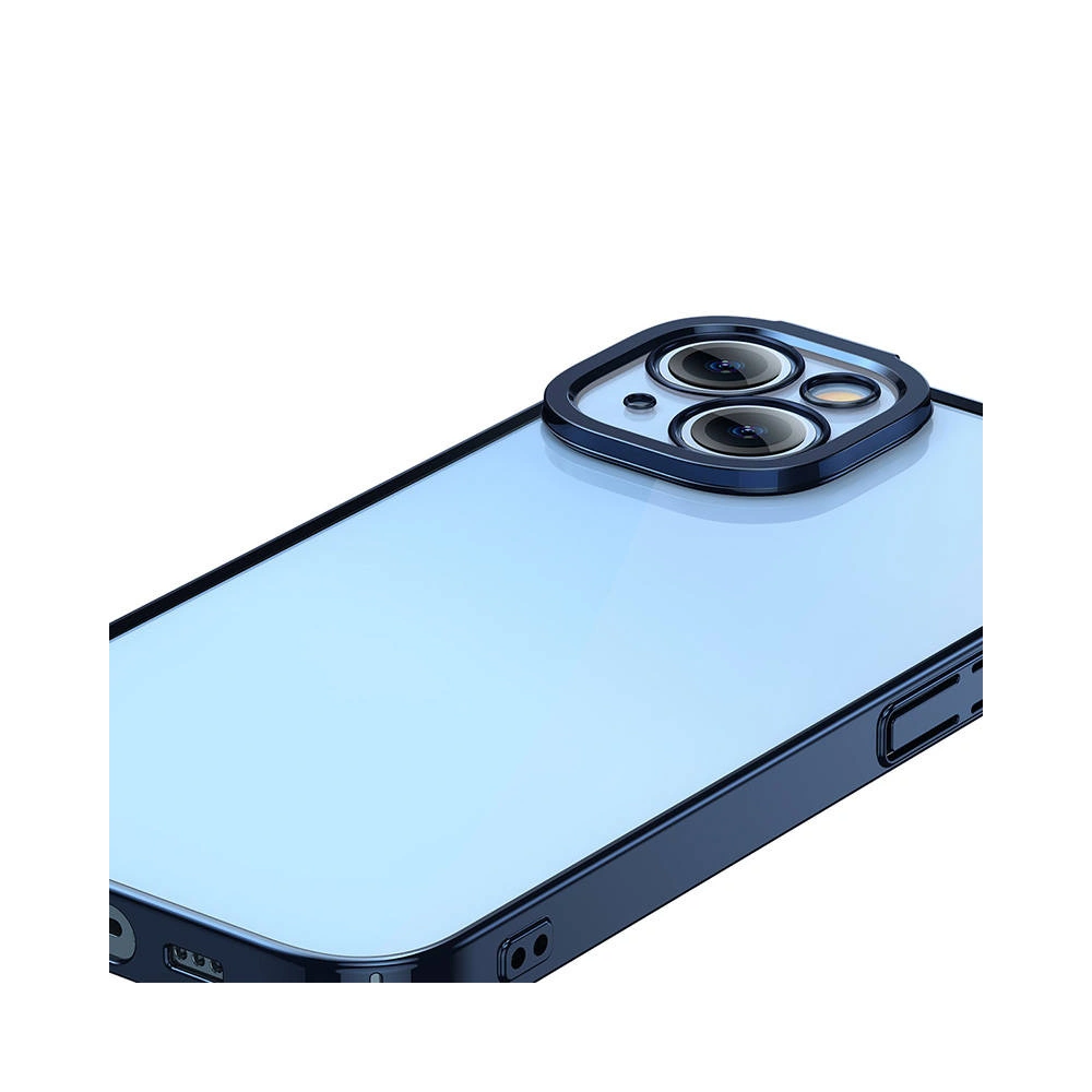 Wholesale Baseus Glitter Case + Glass Apple iPhone 14 Plus / 15 Plus (blue) - BSU3777 - {ean13} - Hurt
