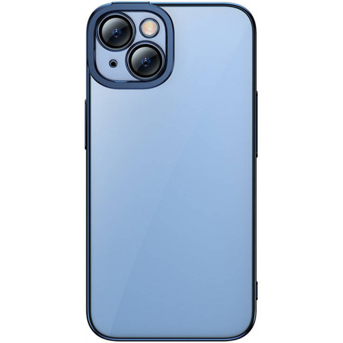 Baseus Distributor - 6932172615482 - BSU3779 - Baseus Glitter Case + Glass Apple iPhone 14 (blue) - B2B homescreen