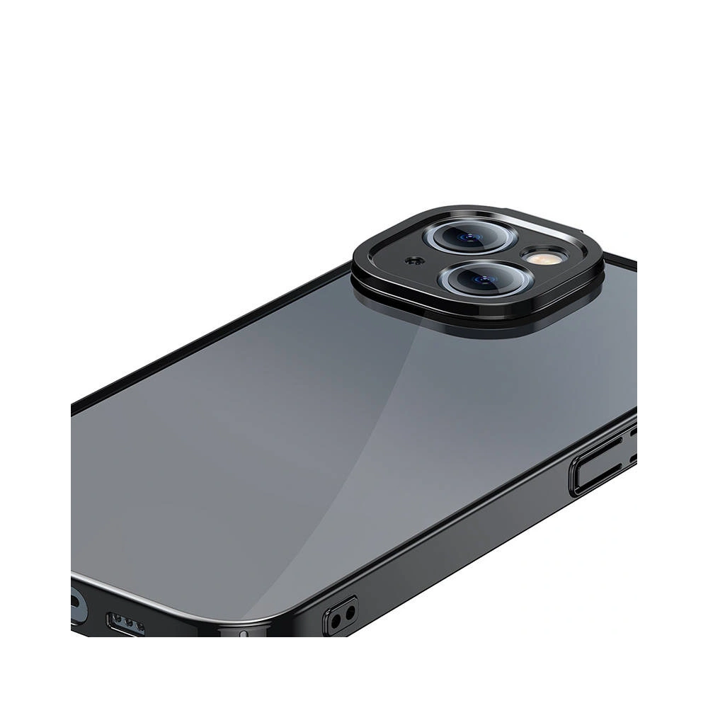 Hurtownia GSM - Set husă + sticlă Baseus Glitter Apple iPhone 14 Plus / 15 Plus (negru) - BSU3781 - {ean13} - Hurt