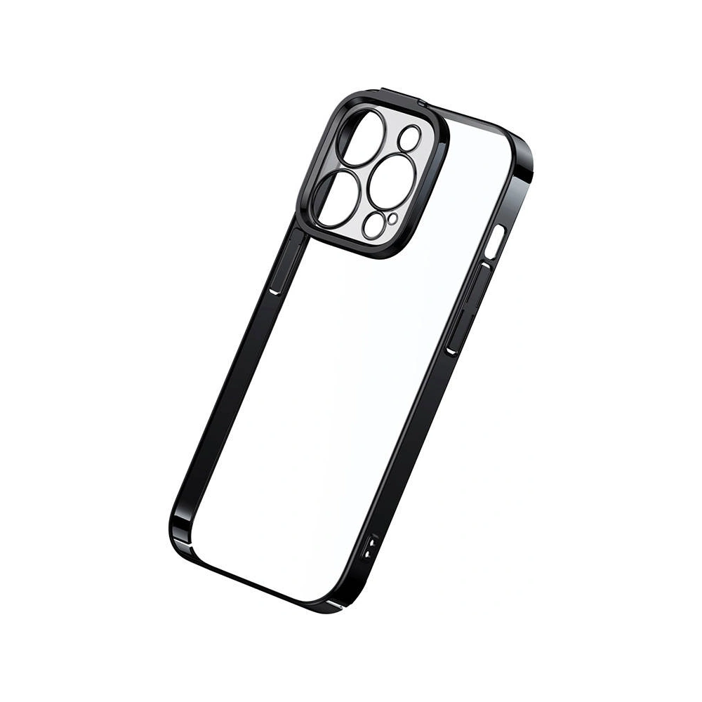 Hurtownia GSM - Set de husă + sticlă Baseus Glitter Apple iPhone 14 Pro (negru) - BSU3782 - {ean13} - Hurt