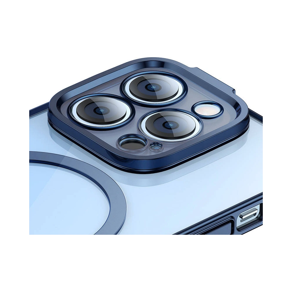 Hurtownia GSM - Set Hülle + Glas Baseus Glitter MagSafe Apple iPhone 14 Pro (blau) - BSU3786 - {ean13} - Hurt