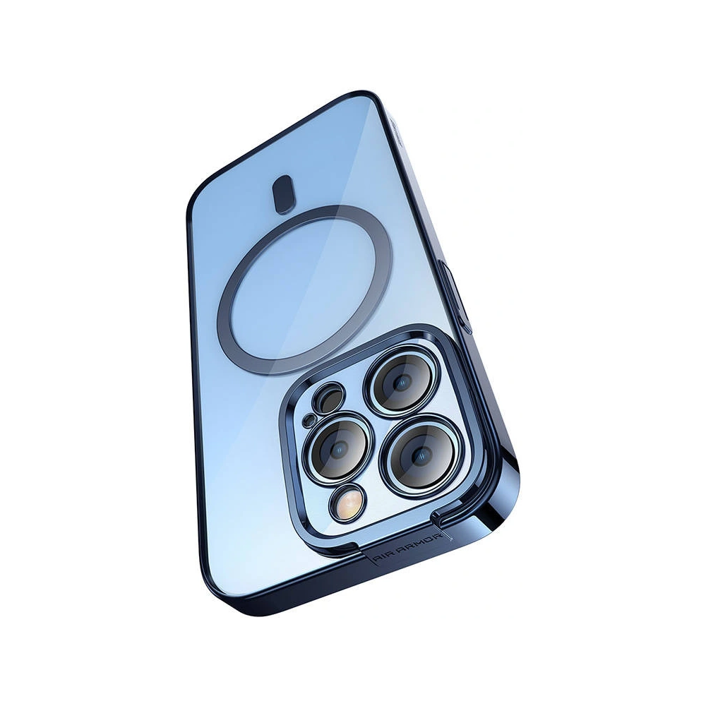 Hurtownia GSM - Set de husă + sticlă Baseus Glitter MagSafe Apple iPhone 14 Pro (albastru) - BSU3786 - {ean13} - Hurt