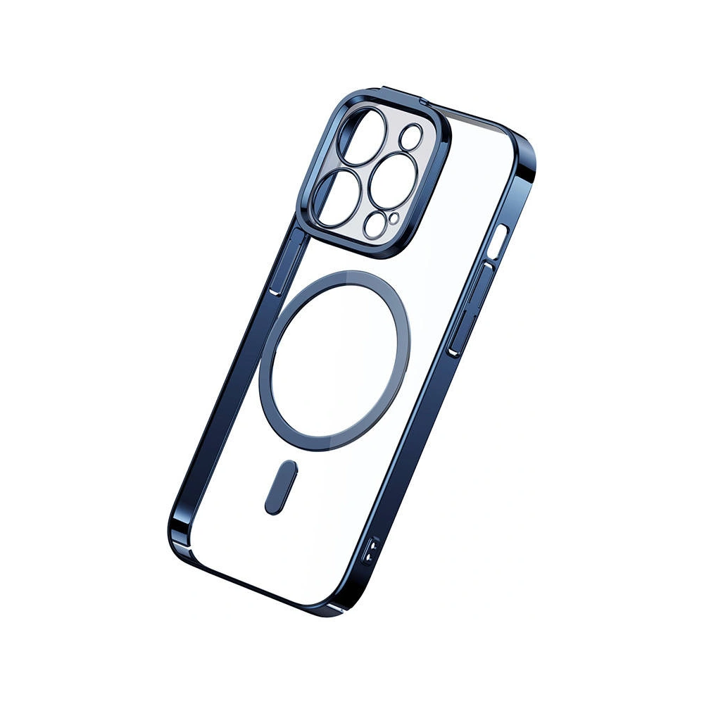 Hurtownia GSM - Set de husă + sticlă Baseus Glitter MagSafe Apple iPhone 14 Pro (albastru) - BSU3786 - {ean13} - Hurt