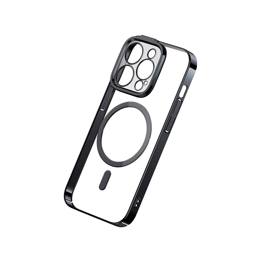 Hurtownia GSM - Set husă + sticlă Baseus Glitter MagSafe Apple iPhone 14 Pro (negru) - BSU3788 - {ean13} - Hurt