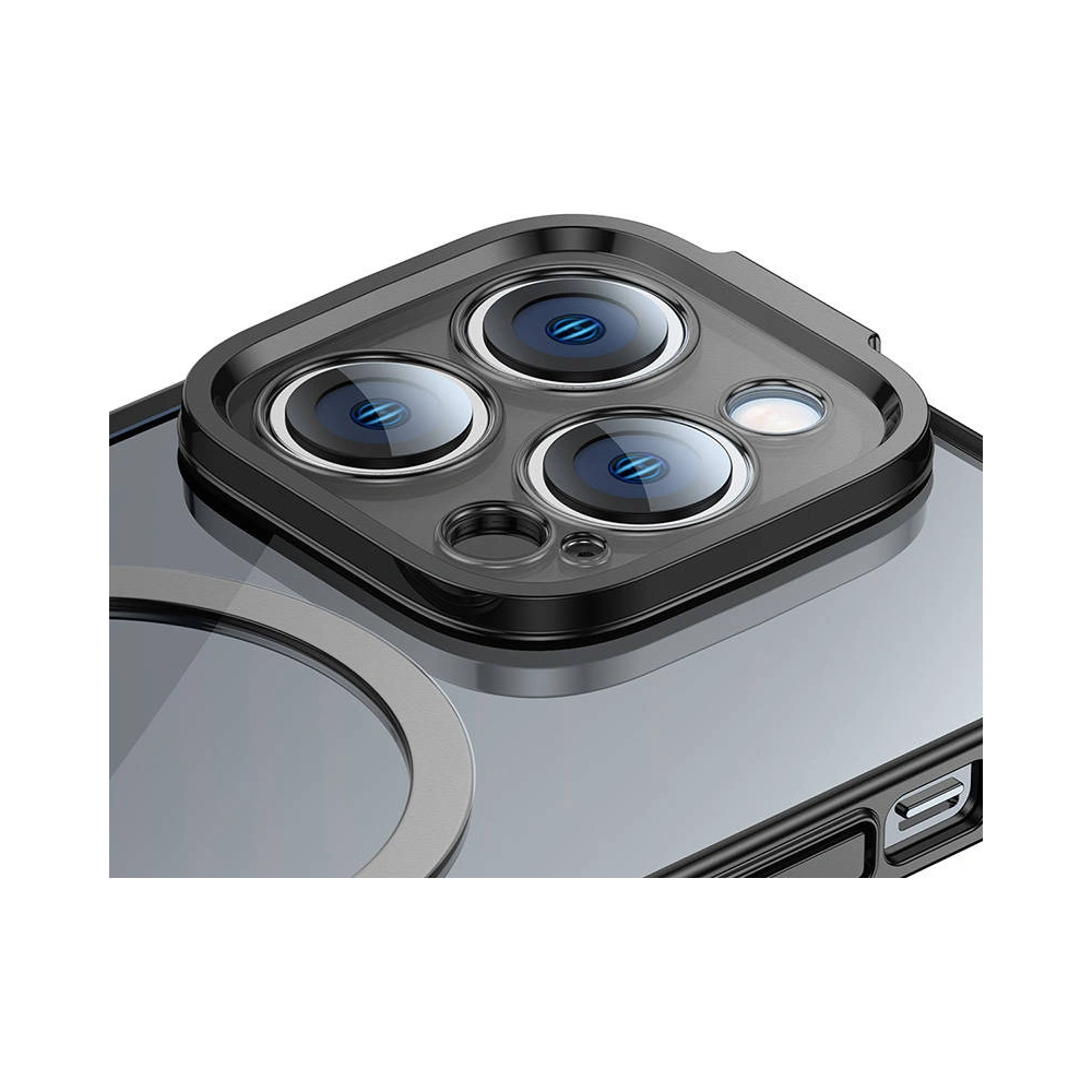 Hurtownia GSM - Set Case + Glas Baseus Glitter MagSafe Apple iPhone 14 Pro (schwarz) - BSU3788 - {ean13} - Hurt