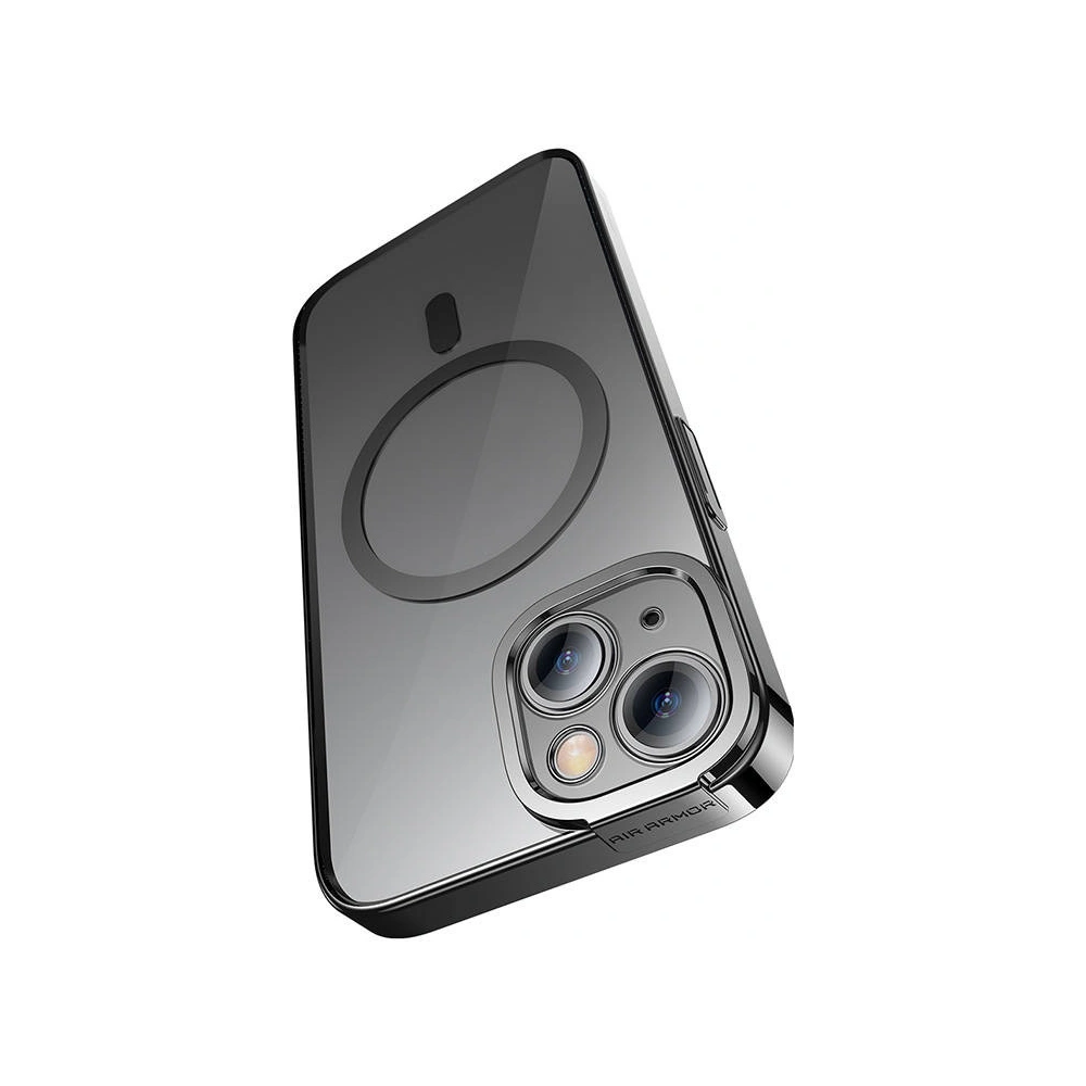 Hurtownia GSM - Set de husă + sticlă Baseus Glitter MagSafe Apple iPhone 14 (negru) - BSU3789 - {ean13} - Hurt