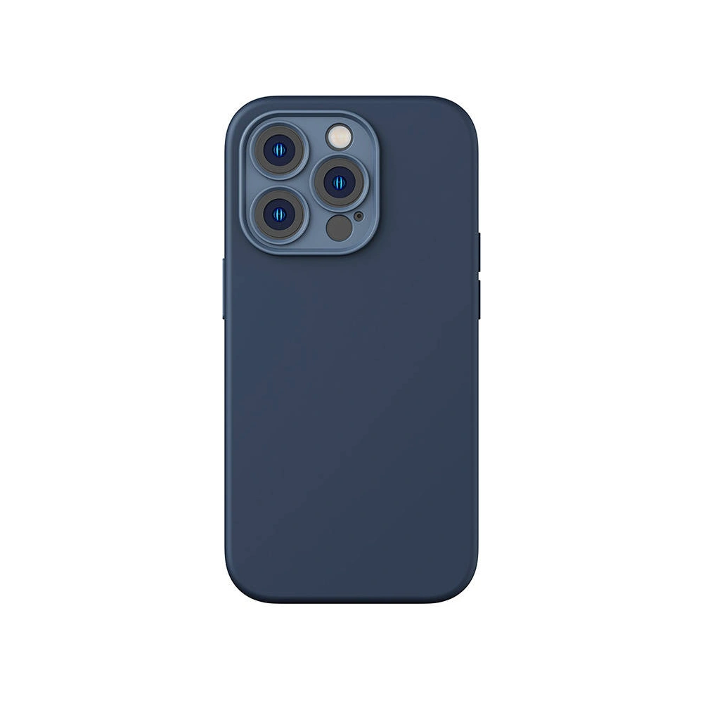 Hurtownia GSM - Set mit Hülle + Glas Baseus Liquid Silica Apple iPhone 14 Pro (blau) - BSU3790 - {ean13} - Hurt