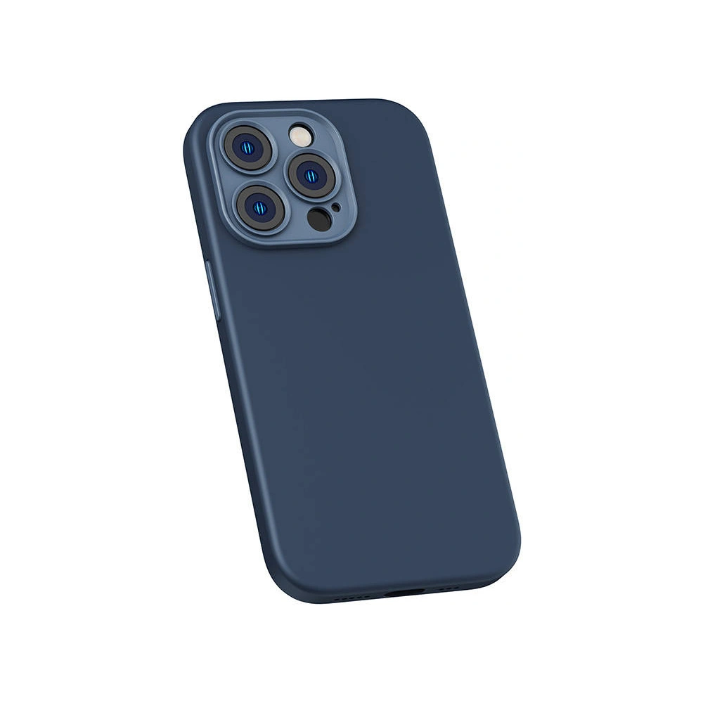 Hurtownia GSM - Set mit Hülle + Glas Baseus Liquid Silica Apple iPhone 14 Pro (blau) - BSU3790 - {ean13} - Hurt