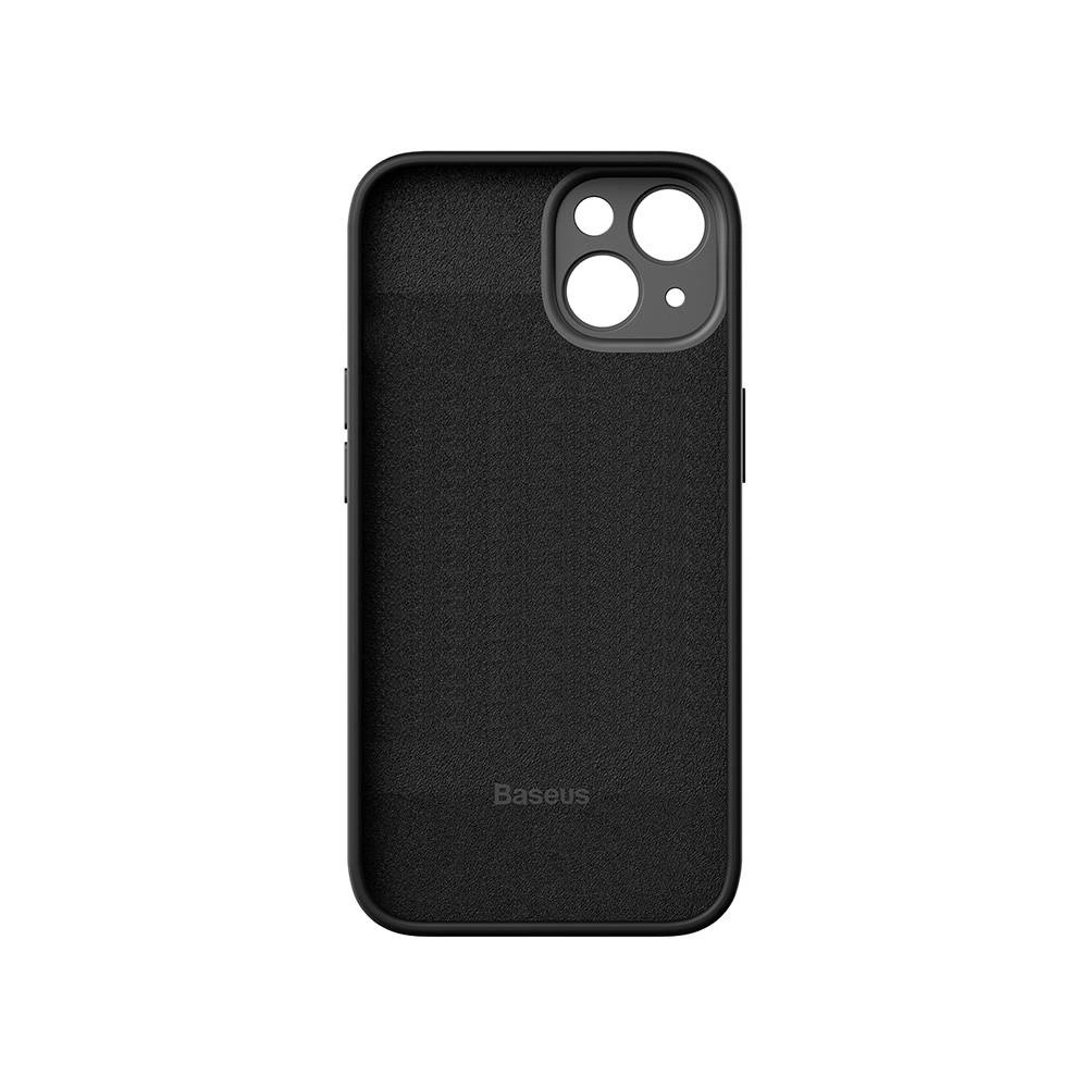 Hurtownia GSM - Tok + üveg Baseus Liquid Silica Apple iPhone 14 (fekete) - BSU3794 - {ean13} - Hurt