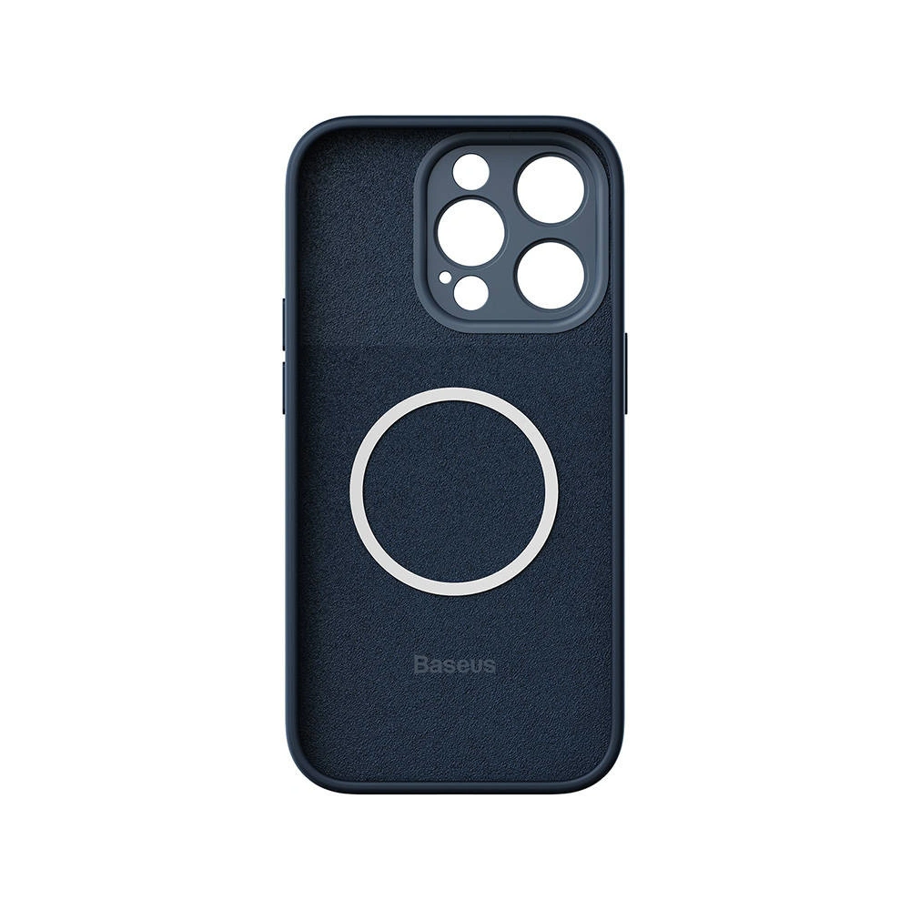 Hurtownia GSM - Set husă + sticlă Baseus Liquid Silica MagSafe Apple iPhone 14 Pro Max (albastru) - BSU3795 - {ean13} - Hurt