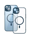 Hurtownia GSM - Zestaw etui + szkło Baseus Frame MagSafe Apple iPhone 14 Plus / 15 Plus (niebieski) - BSU3801 - {ean13} - Hurt