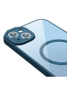 Hurtownia GSM - Sada pouzdro + sklo Baseus Frame MagSafe Apple iPhone 14 Plus / 15 Plus (modrá) - BSU3801 - {ean13} - Hurt