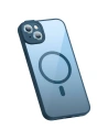 Hurtownia GSM - Sada pouzdro + sklo Baseus Frame MagSafe Apple iPhone 14 Plus / 15 Plus (modrá) - BSU3801 - {ean13} - Hurt