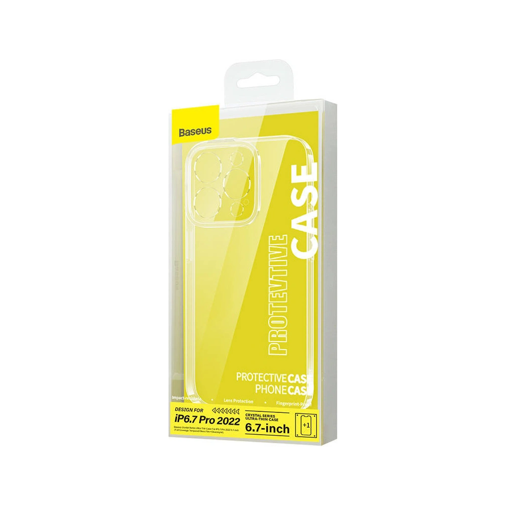 Wholesale Baseus Crystal Case + Glass Apple iPhone 14 Pro Max - BSU3804 - {ean13} - Hurt