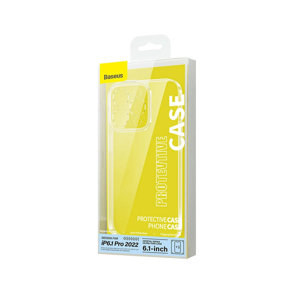 Hurtownia GSM - Sada pouzdra + sklo Baseus Crystal Apple iPhone 14 Pro - BSU3806 - {ean13} - Hurt