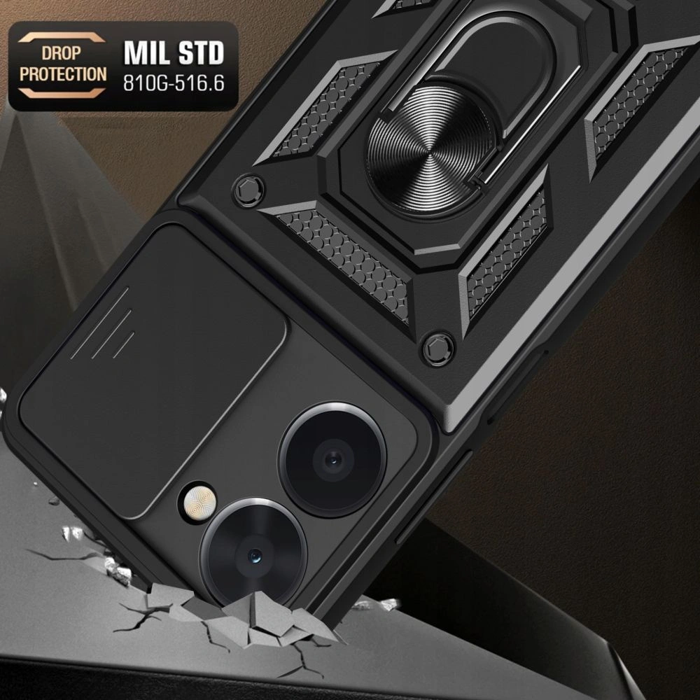 Hurtownia GSM - Case Tech-Protect CamShield Pro Realme 10 4G Schwarz - THP1662 - {ean13} - Hurt