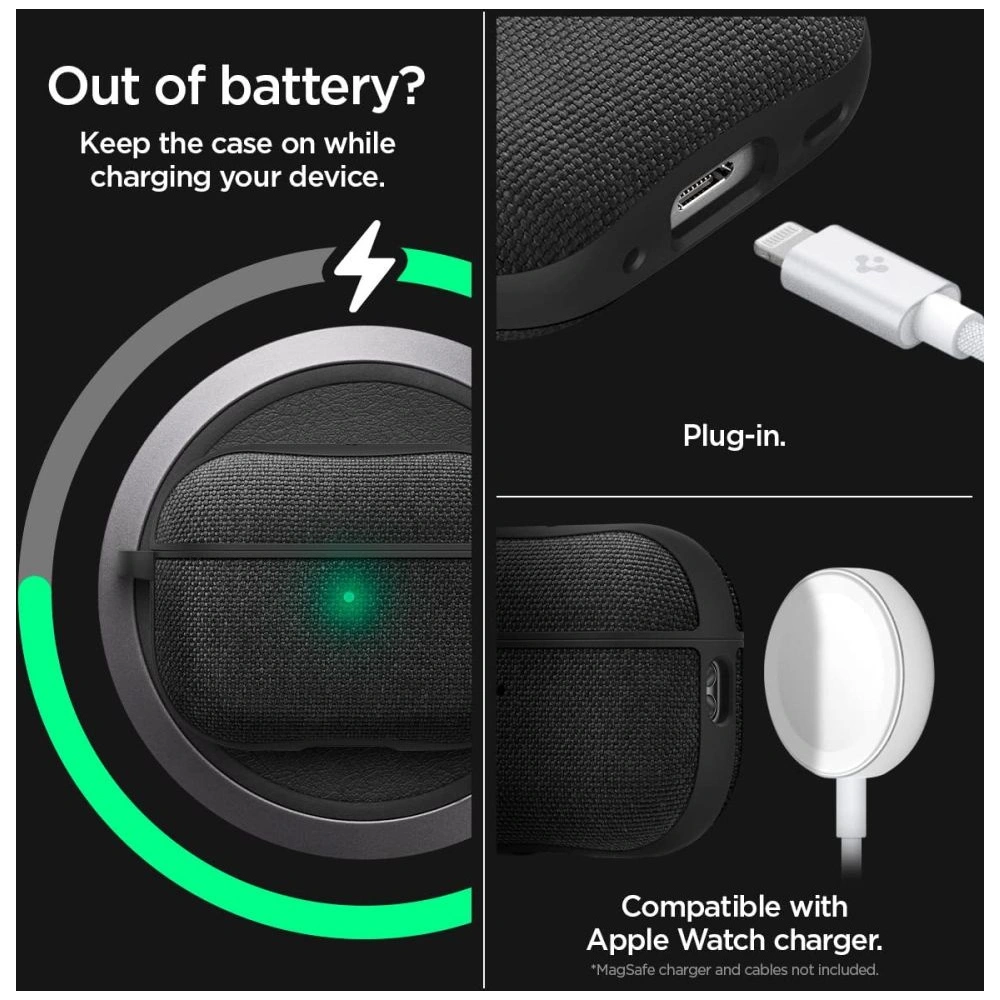 Hurtownia GSM - Etui Spigen Urban Fit Apple AirPods Pro 2/1 Fekete - SPN2582 - {ean13} - Hurt