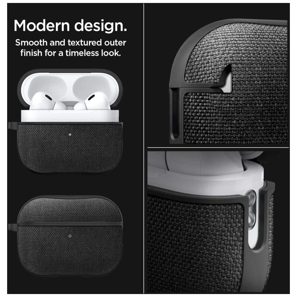 Hurtownia GSM - Case Spigen Urban Fit Apple AirPods Pro 2/1 Schwarz - SPN2582 - {ean13} - Hurt