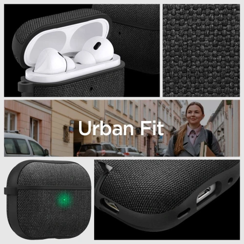 Etui Spigen Urban Fit Apple AirPods Pro 2/1 Black