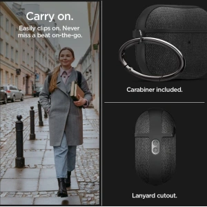 Case Spigen Urban Fit Apple AirPods Pro 2/1 Schwarz